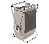 Simplehuman - Panier à linge, 75x42x51 cm, marron/acier LT1008