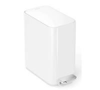 Simplehuman - Poubelle 5 l, avec poche pour sac, blanc CW2102