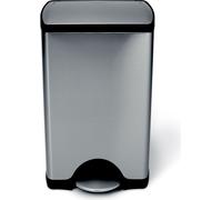simplehuman Poubelle à pédale Poubelle de 38 litres avec roues CW1814