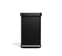 Simplehuman - Poubelle 45 l, avec poche pour sac, noir mat CW2092