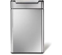 simplehuman Poubelle De Recyclage À Touch-Bar Acier Inoxydable Brossé 48L (24/24) Acier G