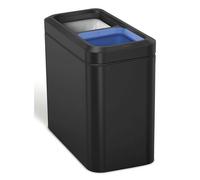 Simplehuman - Poubelle de tri des déchets ouverte 20 l, noir mat CW2105