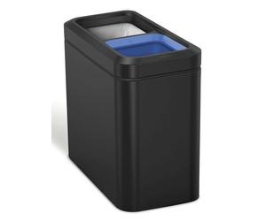 Simplehuman - Poubelle de tri des déchets ouverte 20 l, noir mat CW2105