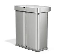Simplehuman - Poubelle sans contact 58 l, inox mat ST2050