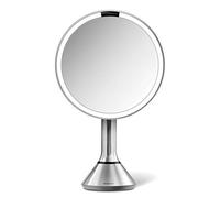 Simplehuman - Miroir cosmétique avec éclairage LED Dual light, acier inoxydable brossé ST3052