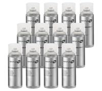 SIMPLETEK - 12 x Bombe aérosol de peinture galvanisante claire acrylique à froid pour métaux galvanisés protège contre l'oxydation 400 ml (12 pièces)