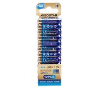SIMPLETEK - Piles AAA Mini Stilo Alcaline LR03 1,5 V Non Rechargeables (Blister de 12 piles)