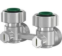 Simplex bloc de robinets Exclusiv coin E2/50 G3/4" avec pièces coniques F10016