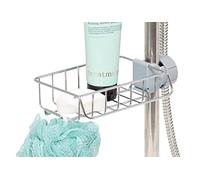 simplywire - Panier de Douche - À Visser sur la Colonne de Douche - Étagère de Salle de Bain sans perçage - Acier Chromé