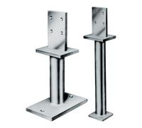 SIMPSON Strong-Tie Pied d'appui ETA 07/0285 100x80x10mm STA st.verz.z.Schr.Loch-D.8,5mm Quantité:1