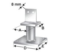 SIMPSON Strong-Tie SST Pied de support PISBMAxIG-B Quantité:1