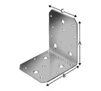 SIMPSON Strong-Tie Winkelverbinder AB AB105 103x103x90mm Ép.3mm Quantité:50