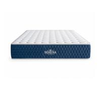 SIMPUR Matelas SERENA Ressorts Ensachés 160x200 cm, 25 cm, Confort Mi-Ferme, Indépendance de Couchage, Respirant, Accueil Matelassé