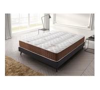 Simpur - Matelas Visco Ergo 120x190 - 19 cm - mousse HR haute densité - réversible été/hiver