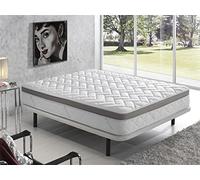 SIMPUR Relax | Matelas 140X190 Premium à Mémoire de Forme Fil d'argent Épaisseur 25 cm Silver® | aux propriétés antiseptiques, cicatrisantes et relaxantes