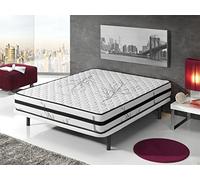 Simpur Relax | Matelas à Mémoire Forme Soft 140x200 cm Therapy Carbone Anti Stress | Épaisseur 19 cm | Tissu 3D avec Système Airfresh | Mousse HR Visco Soft de Haute densité
