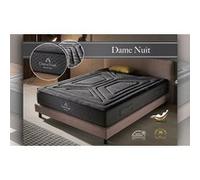 Matelas 135x190 dame nuit soutien ferme évolutif ressorts ensachés deep spring & confort multizone hr - 25cm d'epaisseur