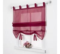 SIMPVALE 1 Pièce de Rideaux Romain Violet 100x155cm Store Romain, Décoration Intérieur Rideau de Fenêtre, Les Rideaux Voilages pour Chambre Salon Cuisine Balcon