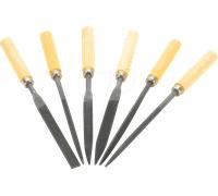 SIN 207693 - Assortiment de limes, limes aiguilles, 6 pièces