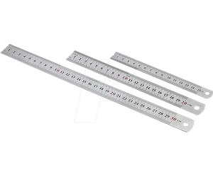 SIN 207909 - Kit de règle en acier 15/20/30 cm