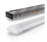SINCELIGHT 9W Luminaire à Réglette LED,Tube linéaire intégré à DEL de 1 pieds(30cm),Plafonnier ou support mural pour cuisine,garage,atelier,entrepôt,bureau,magasin,Blanc Neutre 4000K,Lot de 1