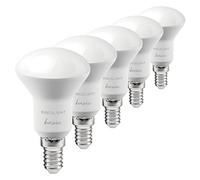 SINCELIGHT LED 5W Ampoules à Spot avec Culot E14, Réflecteur de Lumière Douce R50 avec Diffuseur Laiteux, Blanc Neutre 4000K, Couleur Riche RA≈92, Paquet de 5