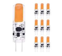 SINCELIGHT Lot de 10 ampoules LED G4 avec broches GU4 12 V, 2 W, 190 lm, SDCM<3, équivalent à une ampoule halogène de 20 W, blanc chaud 2700 K, omnidirectionnelle, non compatible avec variateur