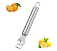 SinChic Zesteur de Citron,1 PCS Zesteur Agrumes & Citron Éplucheur de Fruits/Citron Outil de Pelure pour Cuisine Gin Cocktails Zesteurs et Coupe-Fruits Rapeuse Légume Manuelle Acier Inoxydable