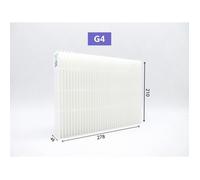 SINEA - Filtre G4 compatible pour DEE FLY MODULO ES300 278 x 210 x 48 mm - haute efficacité de filtration