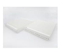 SINEA - Filtres G4/F7 compatibles ALDES DEE FLY Modulo ou Hygro avec by-pass 310 x 278 x 48 mm - haute efficacité de filtration
