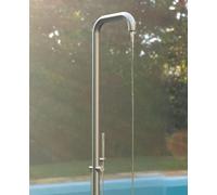 Sined | Douche d'extérieur Sassari - 230 Cm - Acier inoxydable Aisi 316L - Haute qualité - Résistant à la corrosion - Avec douchette à main