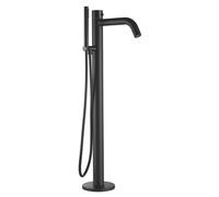 Sined Oristano : Robinet de douche noir en acier inoxydable 316L avec douchette manuelle