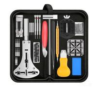 Singcci Kit de réparation de montre, 151 pièces, kit d'outils professionnels de remplacement de batterie de montre, outil de retrait de bracelet de montre avec étui de transport et instructions