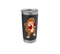 Singe Boxer Gants de boxe Boxe Gobelet isotherme en acier inoxydable double paroi