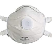 Singer Demi-masque classique AUUM30VSL - FFP3 NR D avec valve - Boîte de 5 pièces