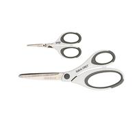 Singer Ensemble de Ciseaux Confortables de 10,2 cm et 21,6 cm, Rose/Blanc