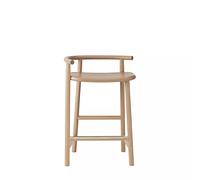 Single Curve Counter Chaise avec assise en bois stratifié H78cm Wiener GTV Design - SMNSTOLGN