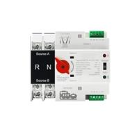 Single Phase Din Rail ATS 220V Dual Power Automatic Transfer Electrical Selector Switches Uninterrupted 2P 100A NWPNLXEA(220V)