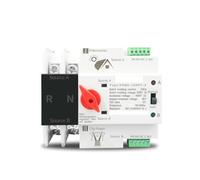 Single Phase Din Rail ATS for PV and inverter Dual Power Automatic Transfer Selector Switches Uninterrupted 2P 63A 100A 125A MQXFCZUX(125A)