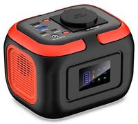 SinKeu Station d'alimentation portable 97 Wh, 26400 mAh, mini générateur avec prise AC 120 W 230 V, 12 V DC, ports USB pour téléphone portable, ordinateur portable, batterie d'alimentation mobile pour