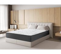 sinlikon Matelas 140x190CM,Epaisseur 30CM,Luxe Matelas Confort Zones en Mousse à mémoire de Forme, Moelleux et Respirant (140x190x30CM)