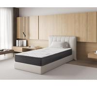 sinlikon Matelas 90x190CM,Epaisseur 22CM,Luxe Matelas Confort Zones en Mousse à mémoire de Forme, Moelleux et Respirant (90x190x22CM)
