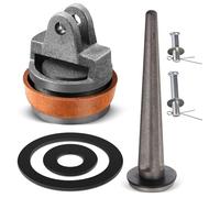 Sinmoe Pistons de Rechange pour Pompes à Levier Type 75, Gris | Valve de Perçage Nasal, Ensemble de Boulons, Manchette en Cuir, Bague d'Étanchéité, Joint de Pompe à Main