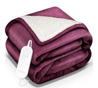 sinnlein Couverture électrique 200 x 180 cm avec arrêt automatique | 9 niveaux de chauffage, minuteur, chauffage rapide, pour canapé, lit