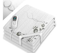 sinnlein Surmatelas Chauffant Électrique 150x80cm avec Arrêt Automatique | Couverture thermique | Chauffe-matelas réglable à 3 Niveaux de Températures