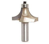 Sinoprotools Roundover Fraises à défoncer arrondies pour façonner les bords, fraise à défoncer arrondir les coins, tige de 1,27 cm, roulement à bord arrondi guidé rayon de 5/8" (1 bit)