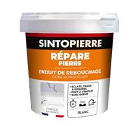 SINTO Enduit de rebouchage sols et murs blanc 2kg