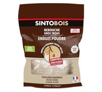 Enduit poudre bois clair hydrosoluble reboucheur de trous - 1kg SINTO