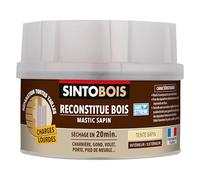 Sinto - Pâte à bois Charges Lourdes - Sapin 190 g - Intérieur/Extérieur - Sec 20 min