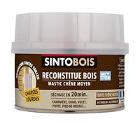 SINTO Reconstitue bois Chêne moyen, 500ml | Répare charges lourdes en bois, résiste aux chocs et passages fréquents, sec en 20 minutes, teinte mélangeable